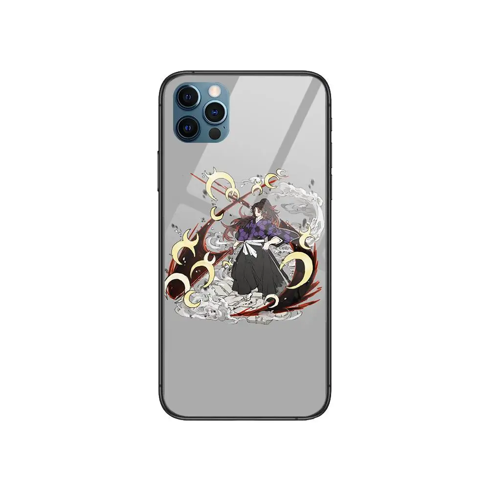 

Case D-Demon Slayer Anime Style Phone Case cover For iphone 12 pro max 11 8 7 6 s XR PLUS X XS SE 2020 mini black cell shell