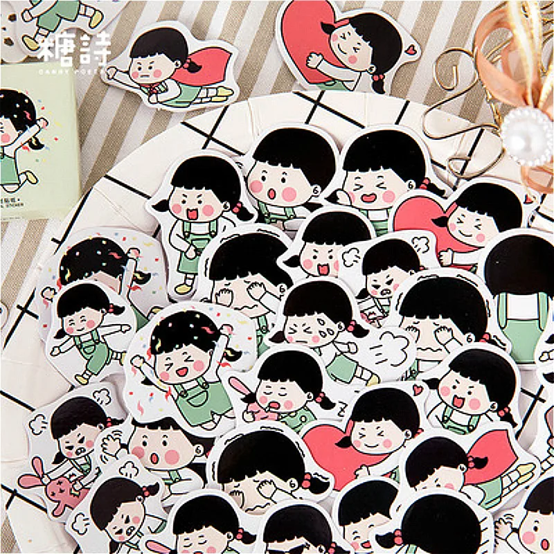 45 шт. Симпатичные слинги для девочек блокноты записей клейкие заметки практичные