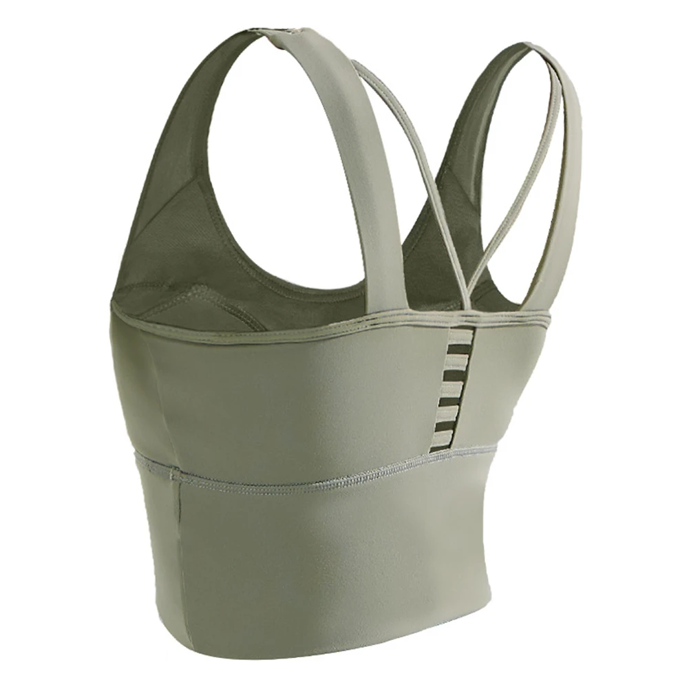 

Women Double Shoulder Strap Sports Seamless Yoga Bra Fitness Underwear for Running Jogging and Gym Workout Pilates Exercise