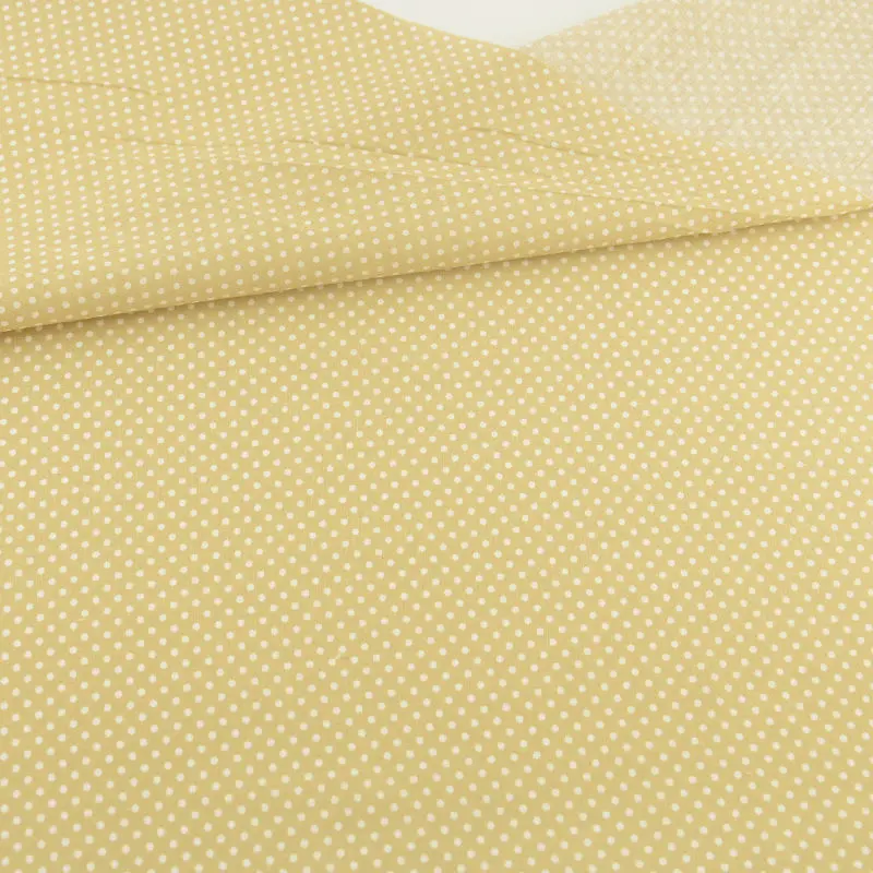 100% хлопок ткани Текстиль для дома ткань Вышивание Tecido Тильда свет в белый горошек