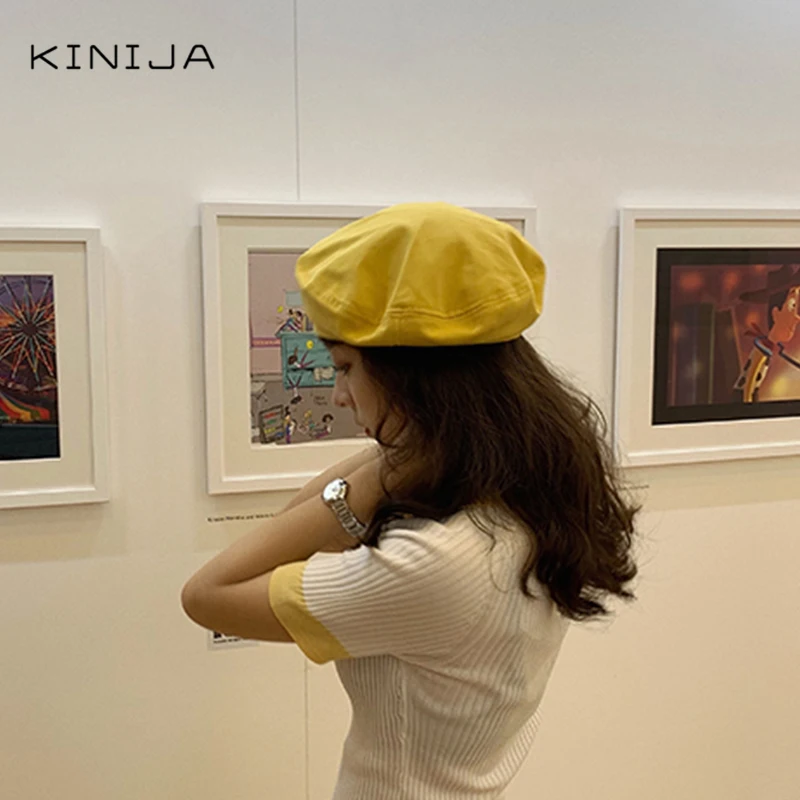 Кепка берет однотонная для мальчиков универсальная газетная шапка художника в