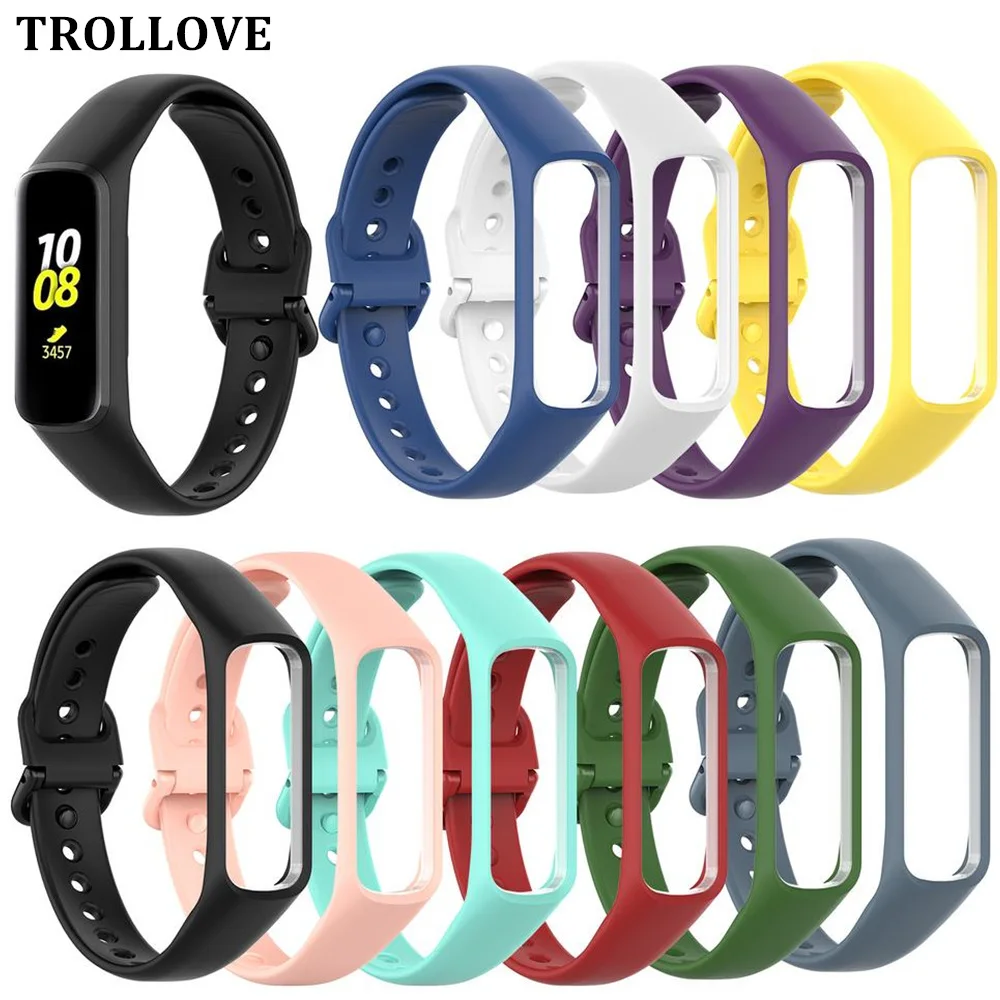 Силиконовый ремешок для наручных часов Samsung Galaxy Fit e R375 fit умный браслет сменный