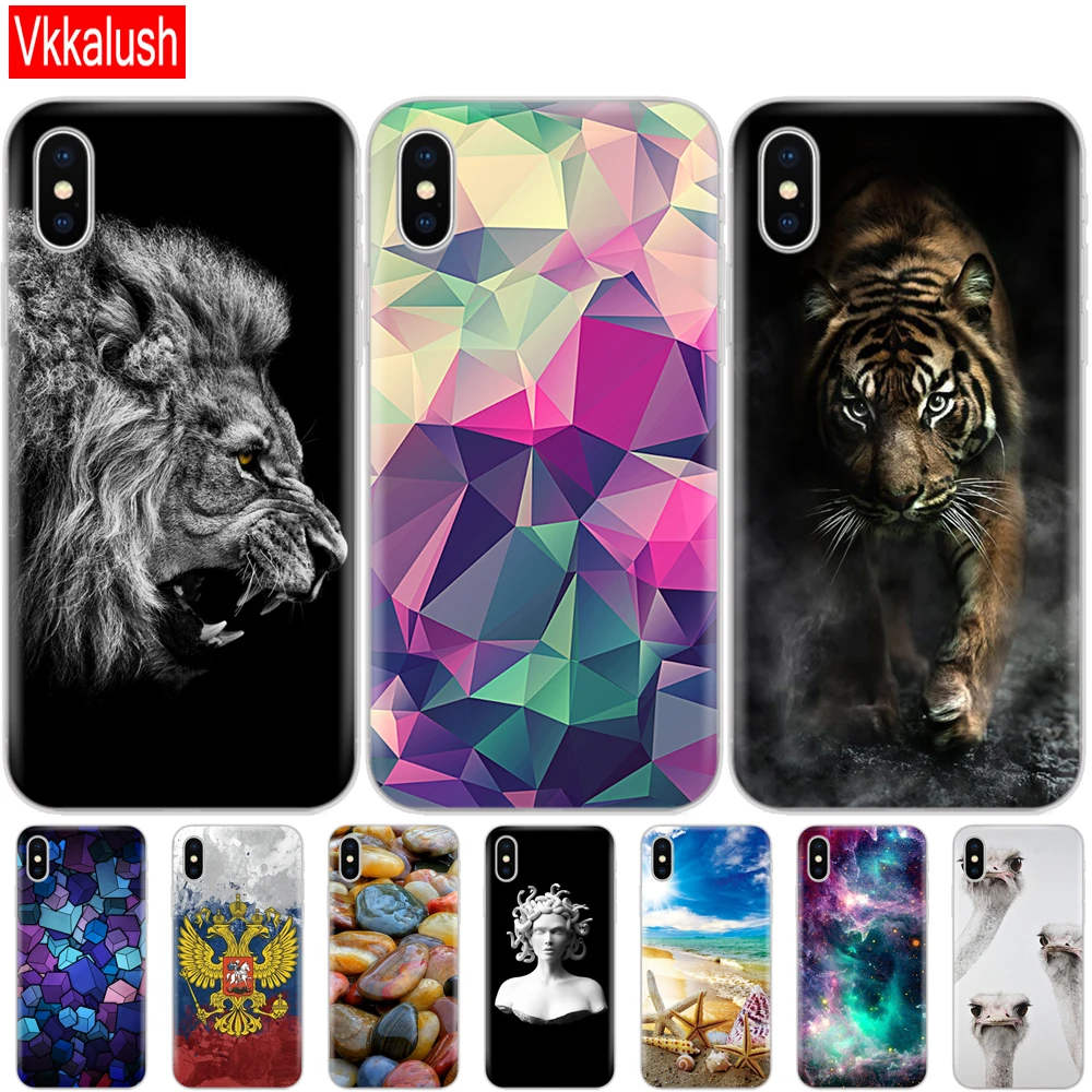 Мягкий силиконовый чехол для телефона iphone X XS XR xs max coque etui бампер задняя крышка