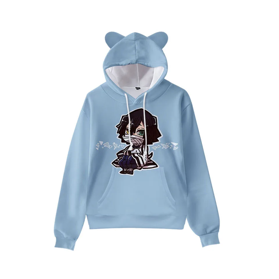 Модная толстовка с капюшоном 3D принтом комиксов рассекающий демонов для