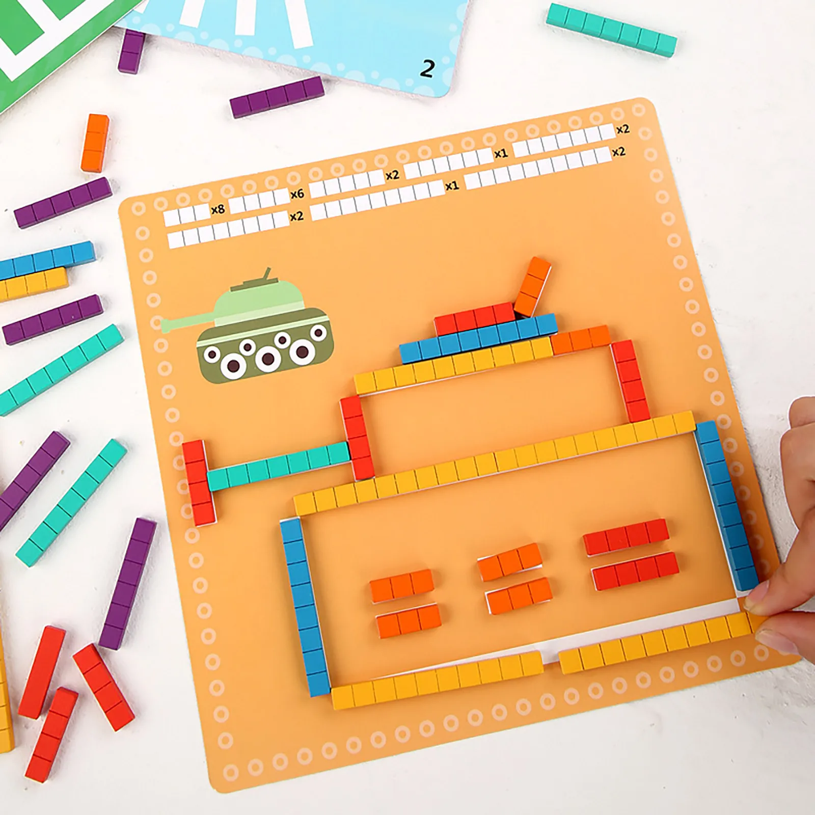 

Wooden Montessori Educational Toys For Children Kids Arithmetic Puzzle Early Education Puzzle And Concentration Training Toys