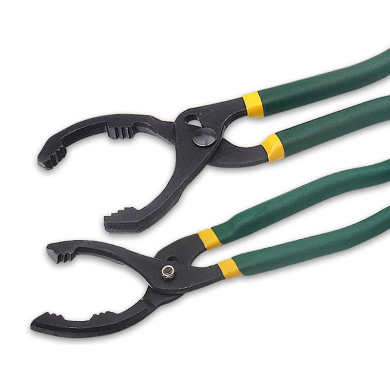 

Large Oil Filter Plier 10/12" Adjustable Oil Filter Wrench Universal Oil Filter Removal Tool No Slipping for Engine Filt