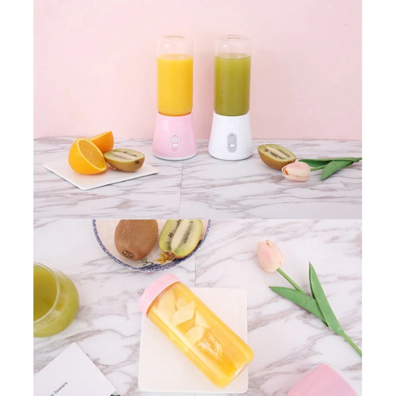 

Mini Electric Fruit Juicer Portable USB Personal Milk Smoothie Maker Mixer Cup Machine Food Processor 320ML