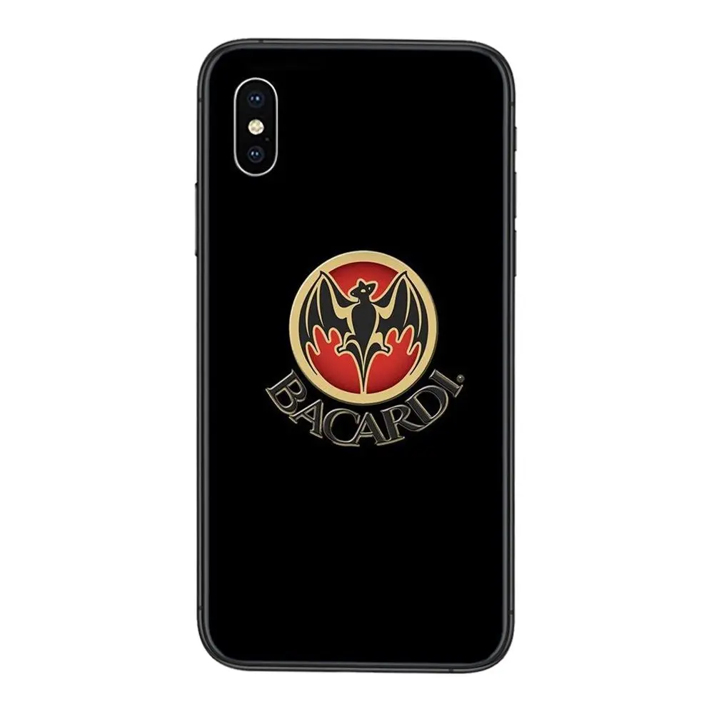 Сумки Bacardi Breezer с логотипом черный чехол силиконовый из ТПУ для Huawei P50 P40 P30 P20 P10 Lite E