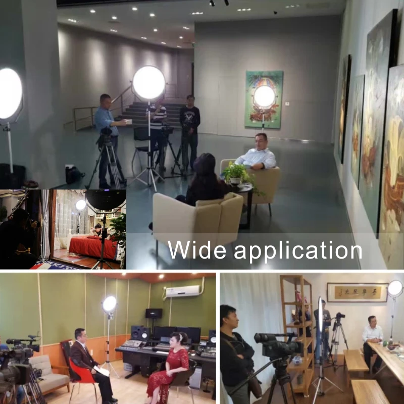 FalconEyes Led Studio Video мягкий свет 28 Вт beauty panel лампа круглая Фотографическая подсветка