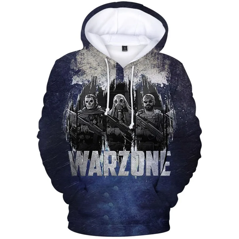 

2021 Men Hoodies 3d Call of Duty Warzone Print Hoodie Winter Casaul Streetwear Oversized Hooded Call of Duty Warzone Women Tops