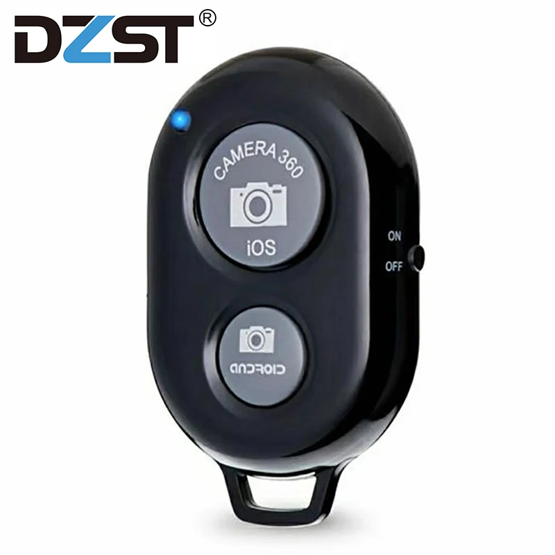 

DZLST Bluetooth-совместимая с пультом дистанционного управления селфи камера мобильный телефон удаленный спуск затвора монопод фото кнопка спуск...