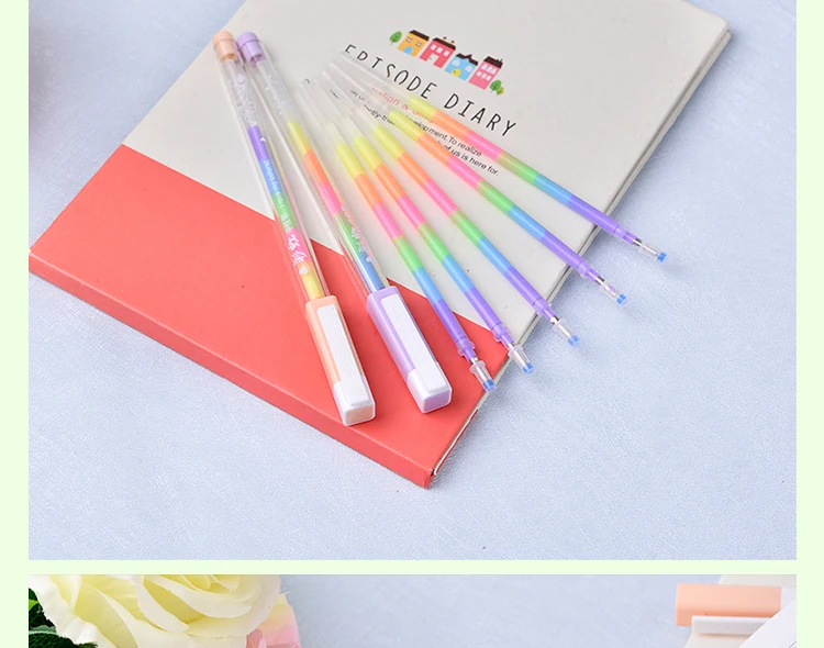 1 шт. Lytwtw's DIY милые каваи воды Цвет Мел краски гелевая ручка для детей украшение дневника Скрапбукинг офисные канцелярские принадлежности