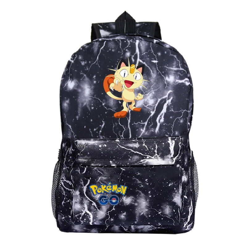 A4 Mochila Pokemon рюкзаки для школы подростков девочек Sac Dos Аниме Пикачу сумка plecak ноутбук унисекс мультфильм Backbag 41-44 - Color: A4