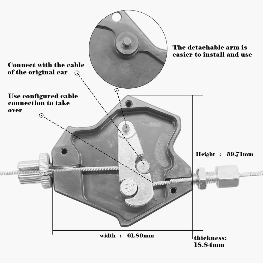 Рычаг сцепления тормоза мотоцикла легкая Тяговая кабельная система CNC