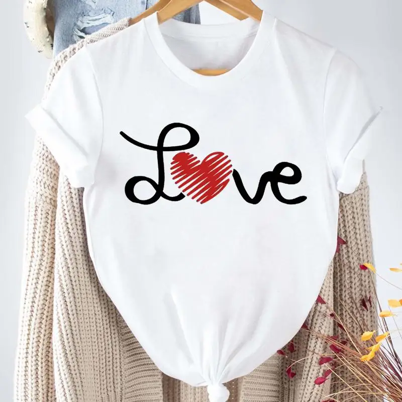 

Женская футболка в полоску, с коротким рукавом и мультяшным принтом