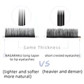 NAGARAKU 16Rows Faux lash individual eyelash extension lashes maquiagem cilios for professionals soft natural eyelash extension