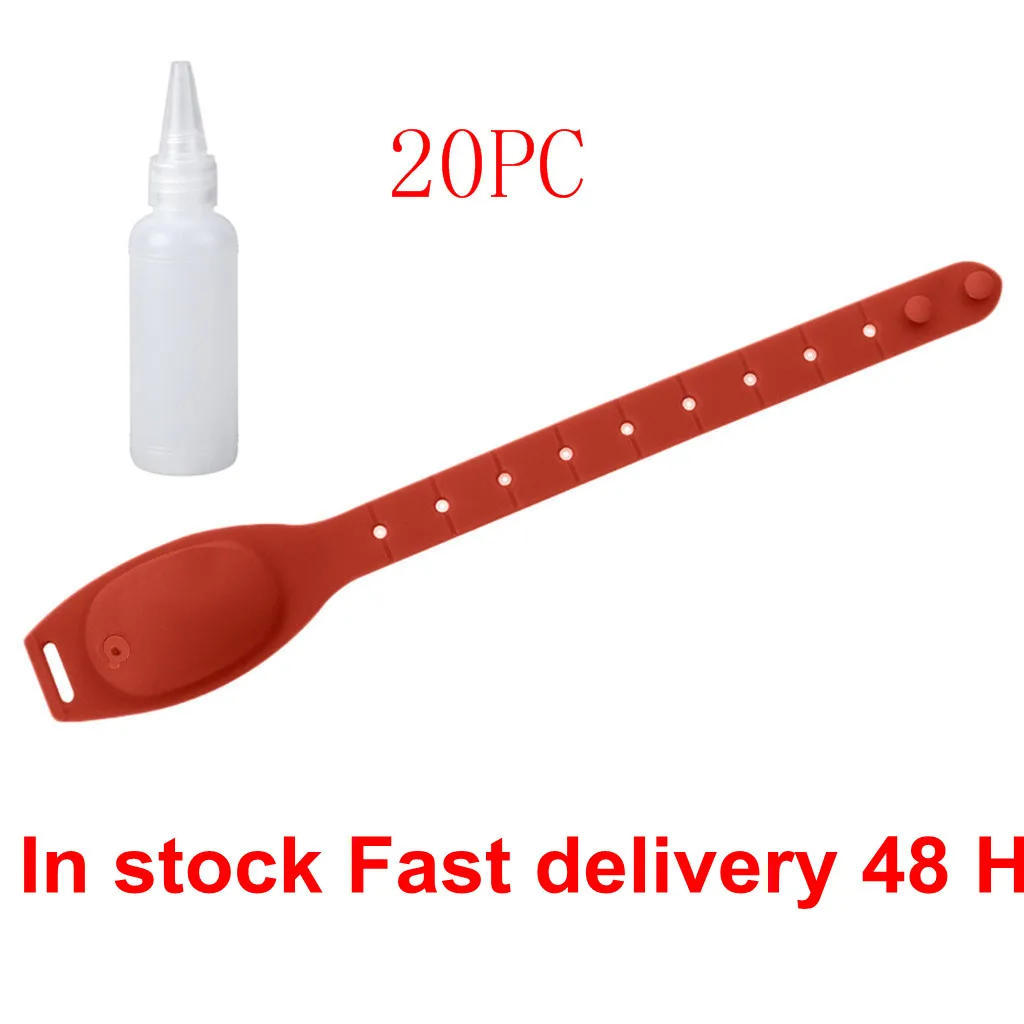 Дезинфицирующее средство для рук дезинфицирующее браслет 1/3/5/10/20 шт. + 10/20/30/50 мл