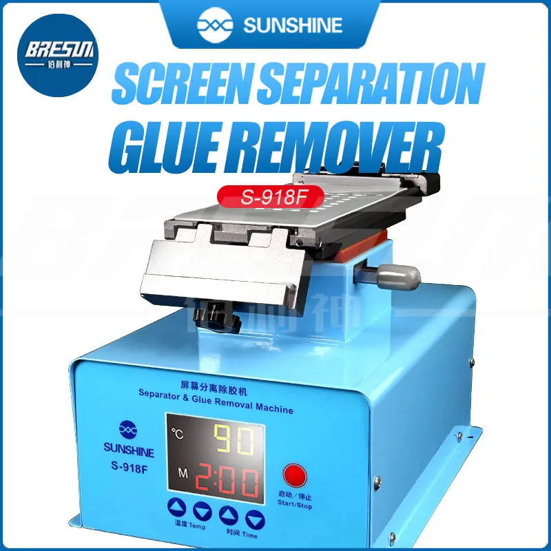 

SUNSHINE S-918F LCD Screen Separator Glue Removal Machine Removes the Glass Separation Heating Platform Edge Glue Cleaning