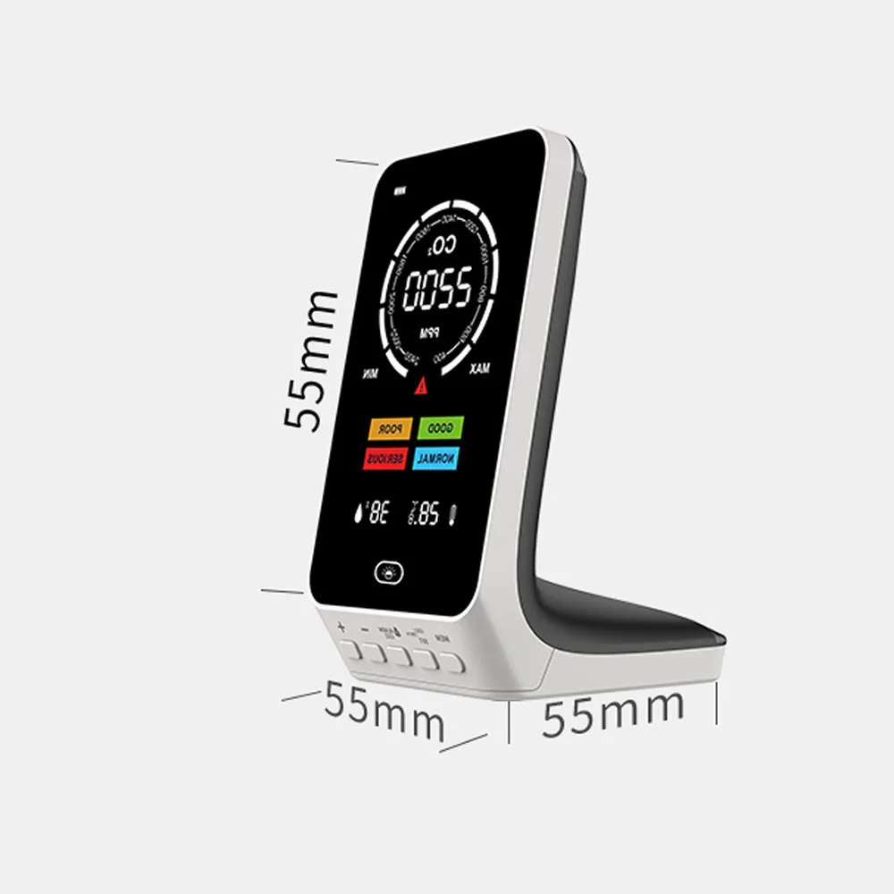 

CO2 Meter Smart CO2 Concentration Air Quality Monitor Household Temperature And Humidity Meter Air Quality Tester CO2 Monitor