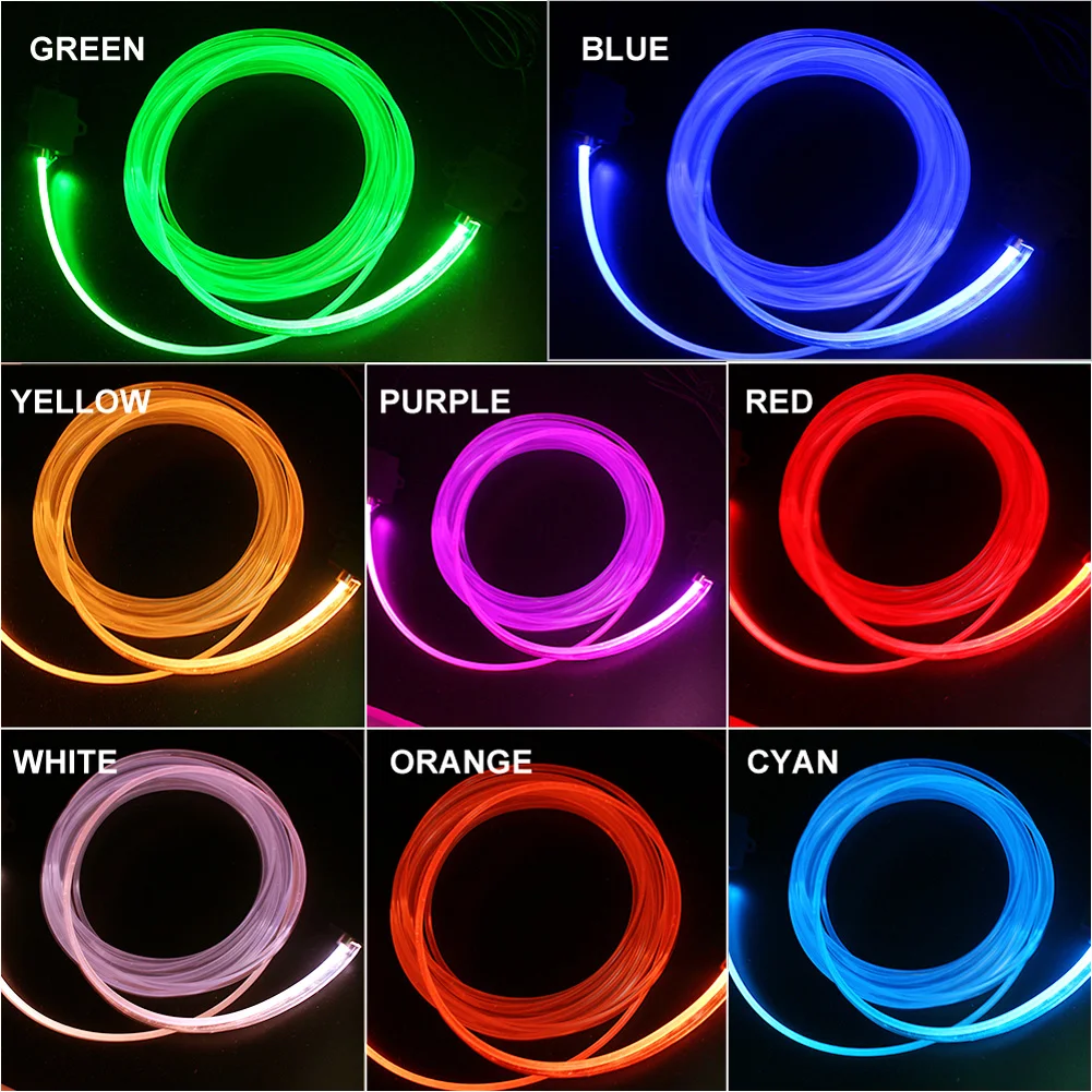 Автомобильный интерьер Атмосфера RGB светодиодный светильник окружающего света