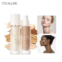 focallure face liquid foundation base cream full coverage concealer oil control easy to wear soft face makeup foundation primer