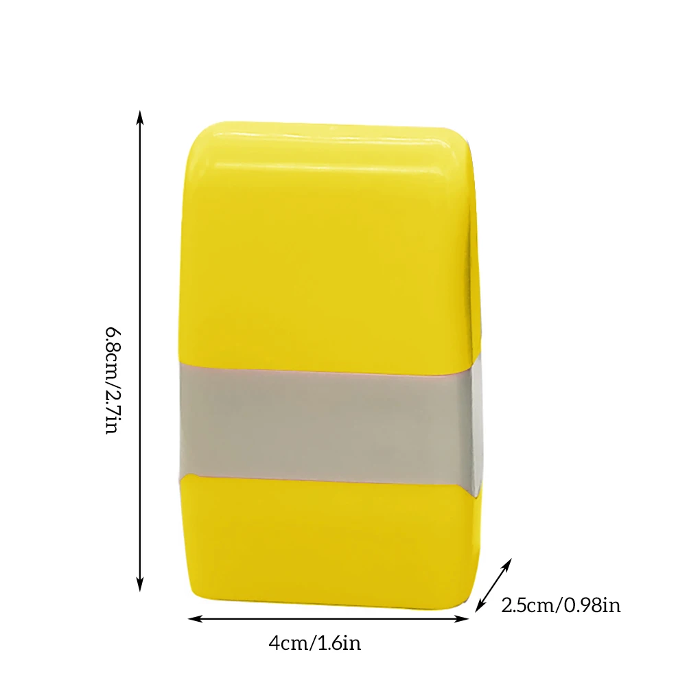 Mini Roller Self Covering Garbled Confidential Stamps Express List Identity Code Privacy Information Data Seal Theft Protection | Дом и сад