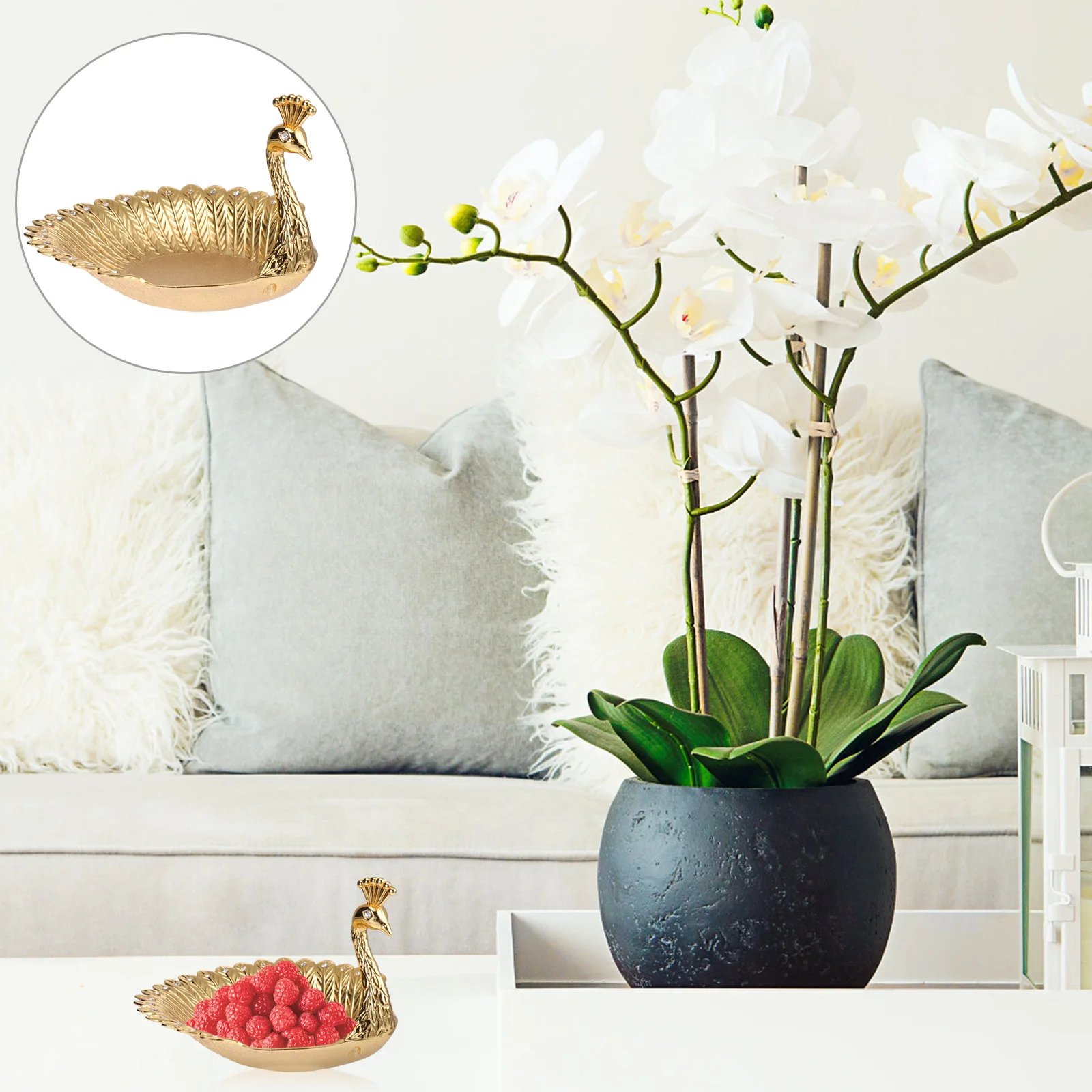 

1 шт., тарелка для хранения еды, креативная тарелка для хранения фруктов, поднос для снэков