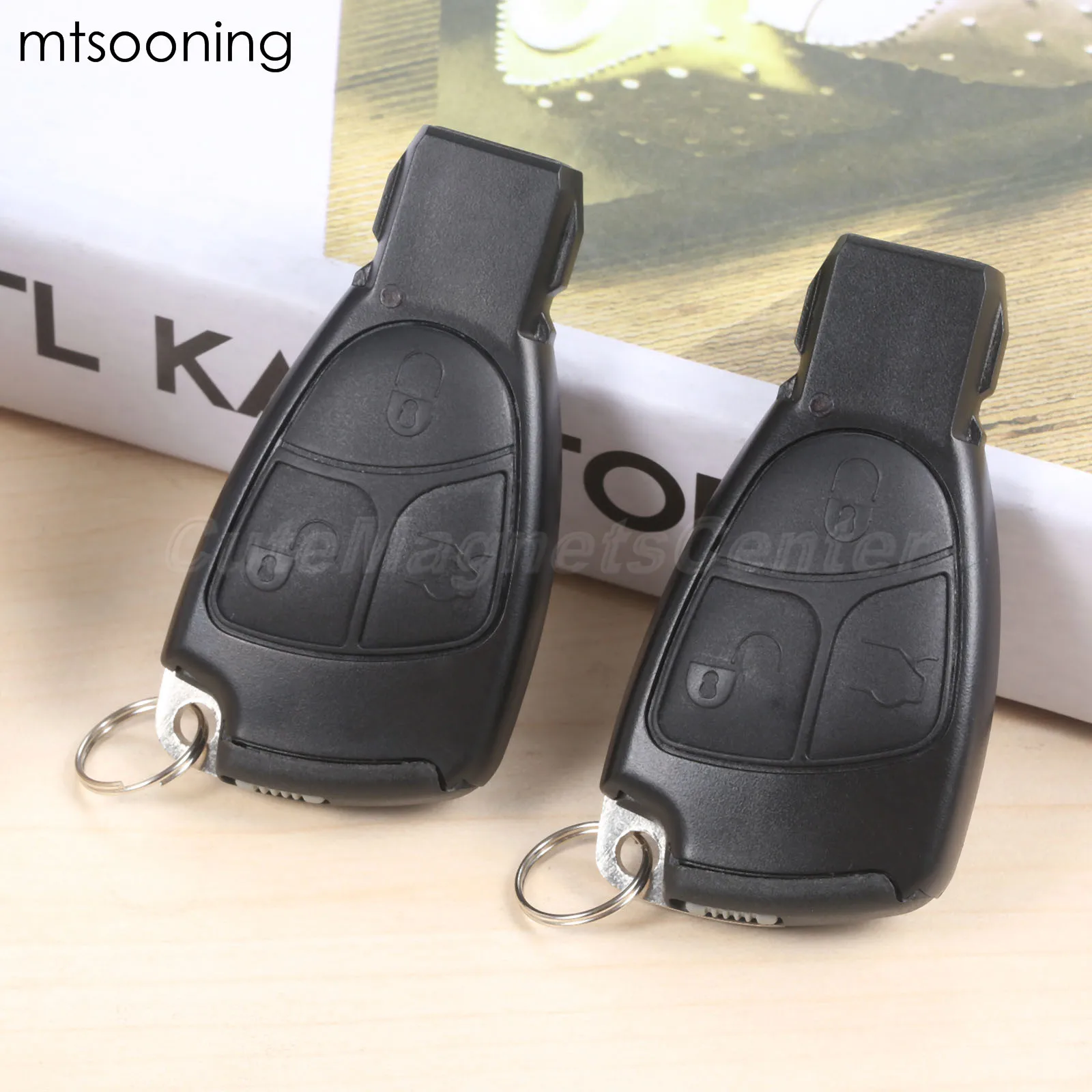 Mtsooning 2 шт. Φ 3 кнопки 433 9 МГц 7941 чип для Mercedes Benz CLS CLK ML CL SLK C E B S Class | Автомобили и