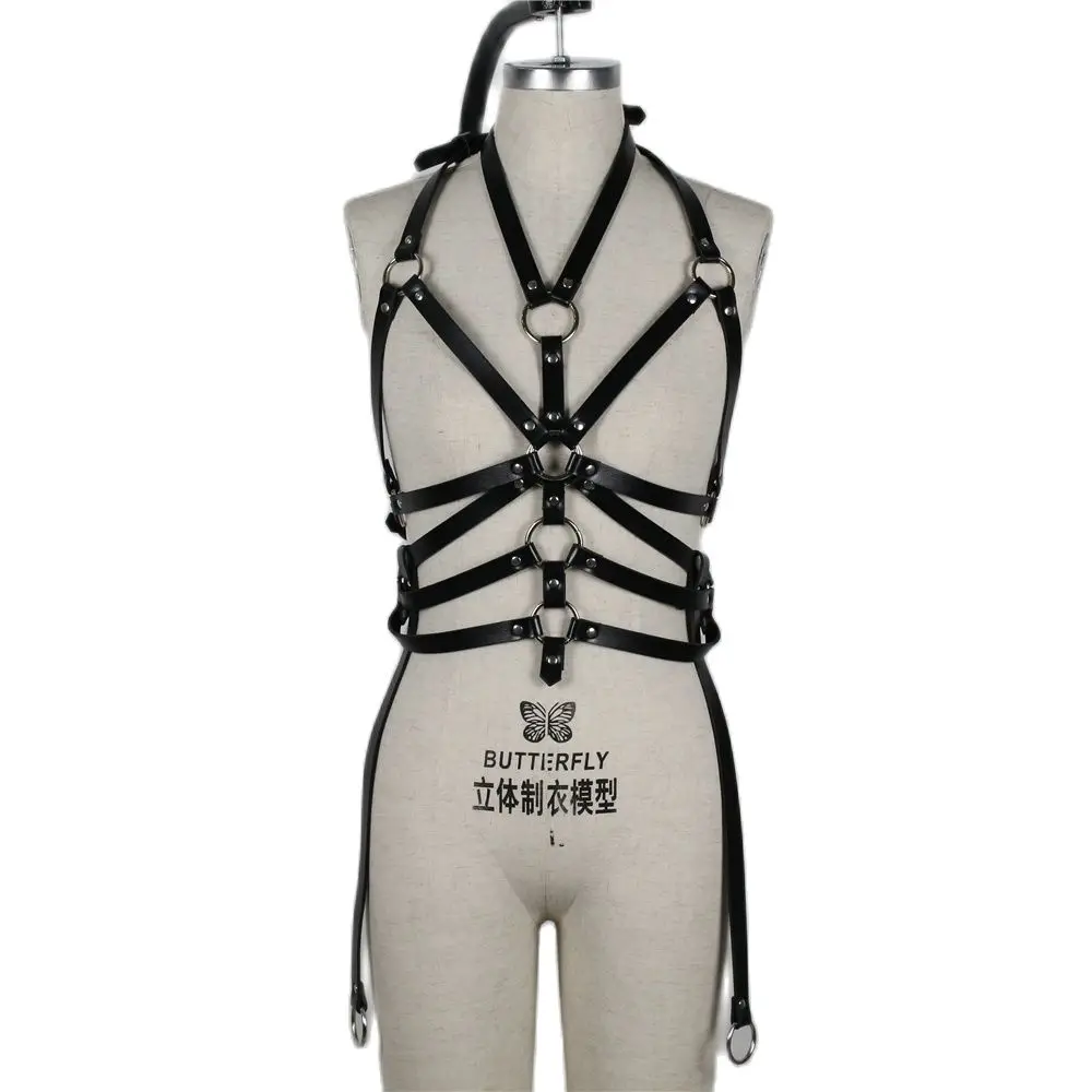 Женские модные сексуальные кожаные подвязки ремни для женщин готические с