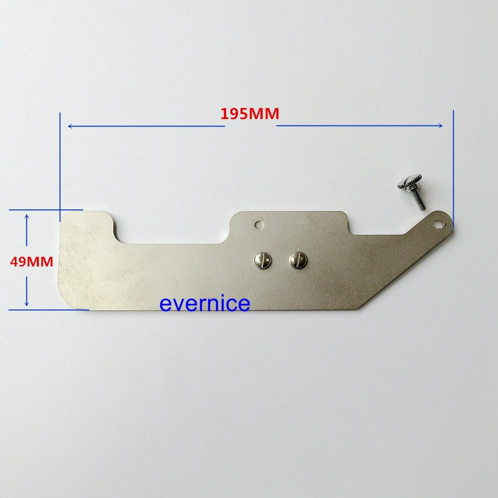Соединительная пластина #795824025 + 3 винта для Janome Coverpro 900 1000 Elna|Швейные инструменты и
