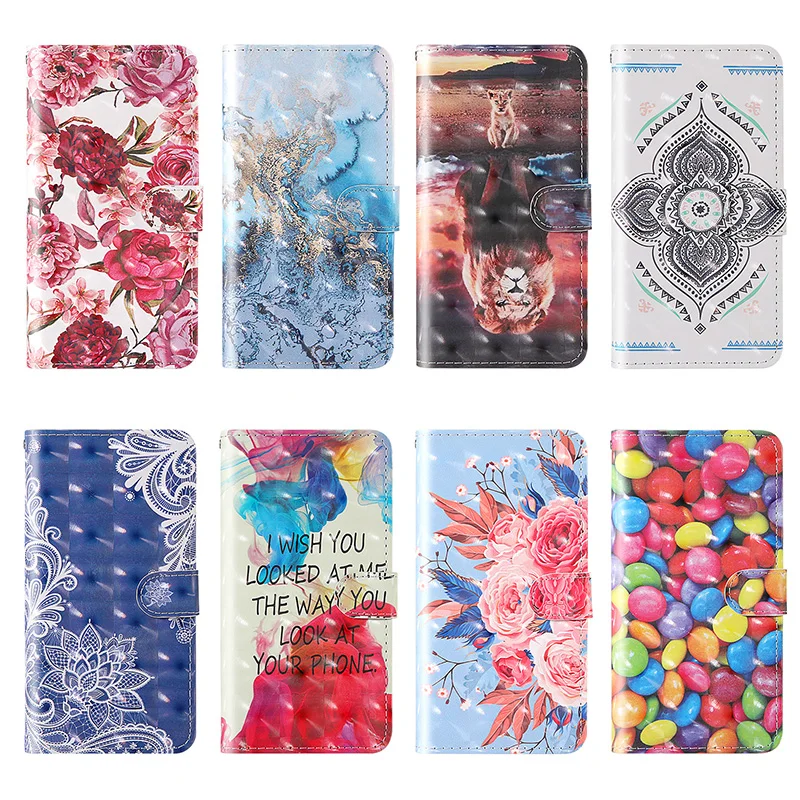

Cartoon Animal Wallet Flip Case For Samsung Galaxy S20 S10 S10E S9 S8 Ultra Plus Lite Note 10 Lite Leather Book Flip Back Cover