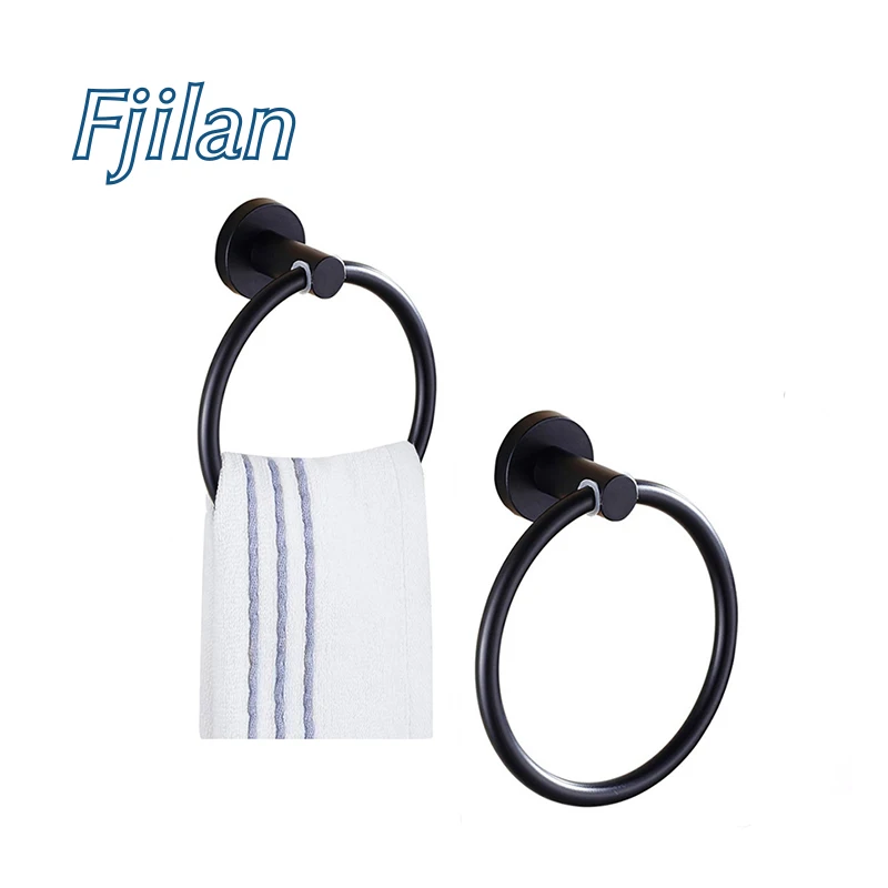 

2 предмета Полотенца кольцо держатель стойки настенный круглого адвокатского сословия круглый Нержавеющая сталь Ванная комната матового ...