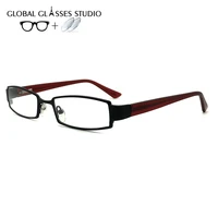 women metal glasses frame eyewear eyeglasses reading myopia prescription lens 1 56 index a200