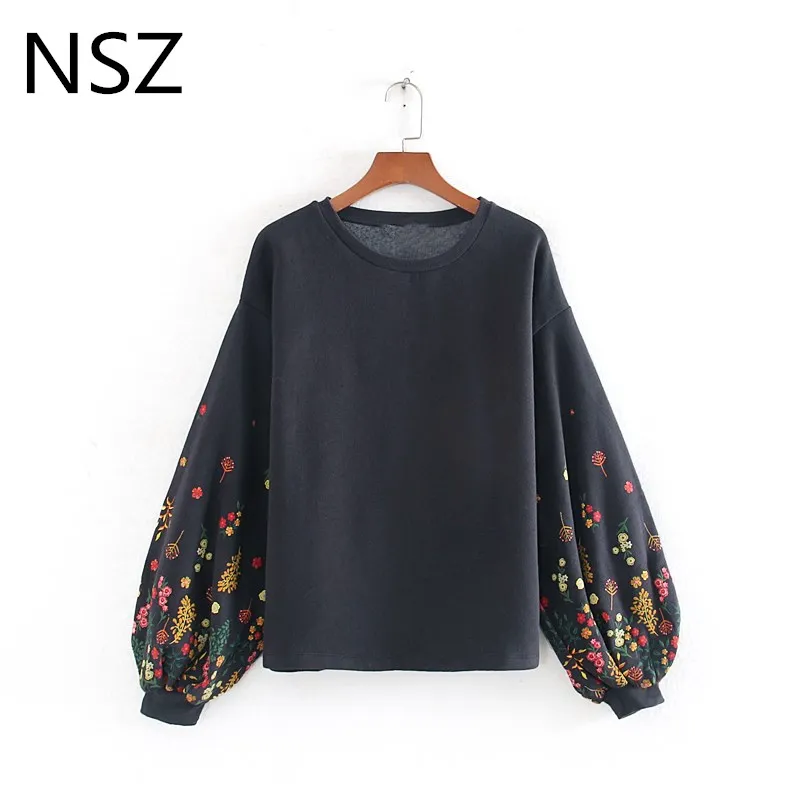 Женский флисовый свитер NSZ Свободный Повседневный пуловер с круглым воротником