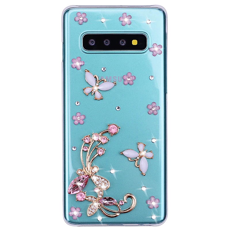 Блестящий бриллиантовый чехол для Samsung Galaxy S8 S9 плюс S10 S10e Note 9 8 A2 Core A6 A8 J4 J6 2018 A90 A80 A70
