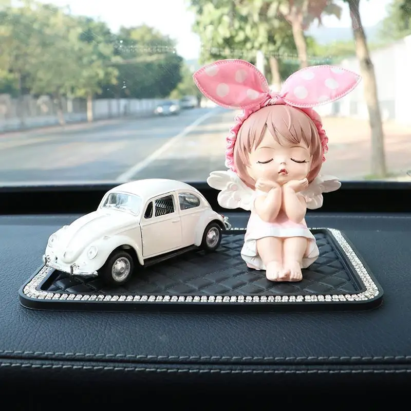 

Cute doll car perfume seat car decoration supplies car air freshener deodorant aroma diffuser room desktop decoration girl gift