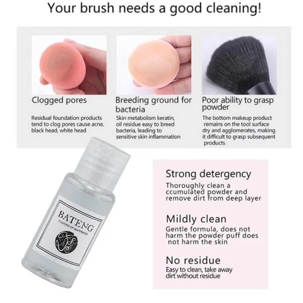 Щетка для быстрой чистки румян 20 мл | Красота и здоровье
