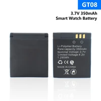 gt08 smart watch battery 350mah 3 7v stable power supply replacement battery for gt08 smart watch