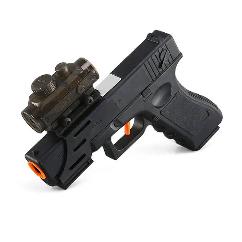 Ручной игрушечный пистолет Glock с водяными пулями пластиковый безопасный оружие