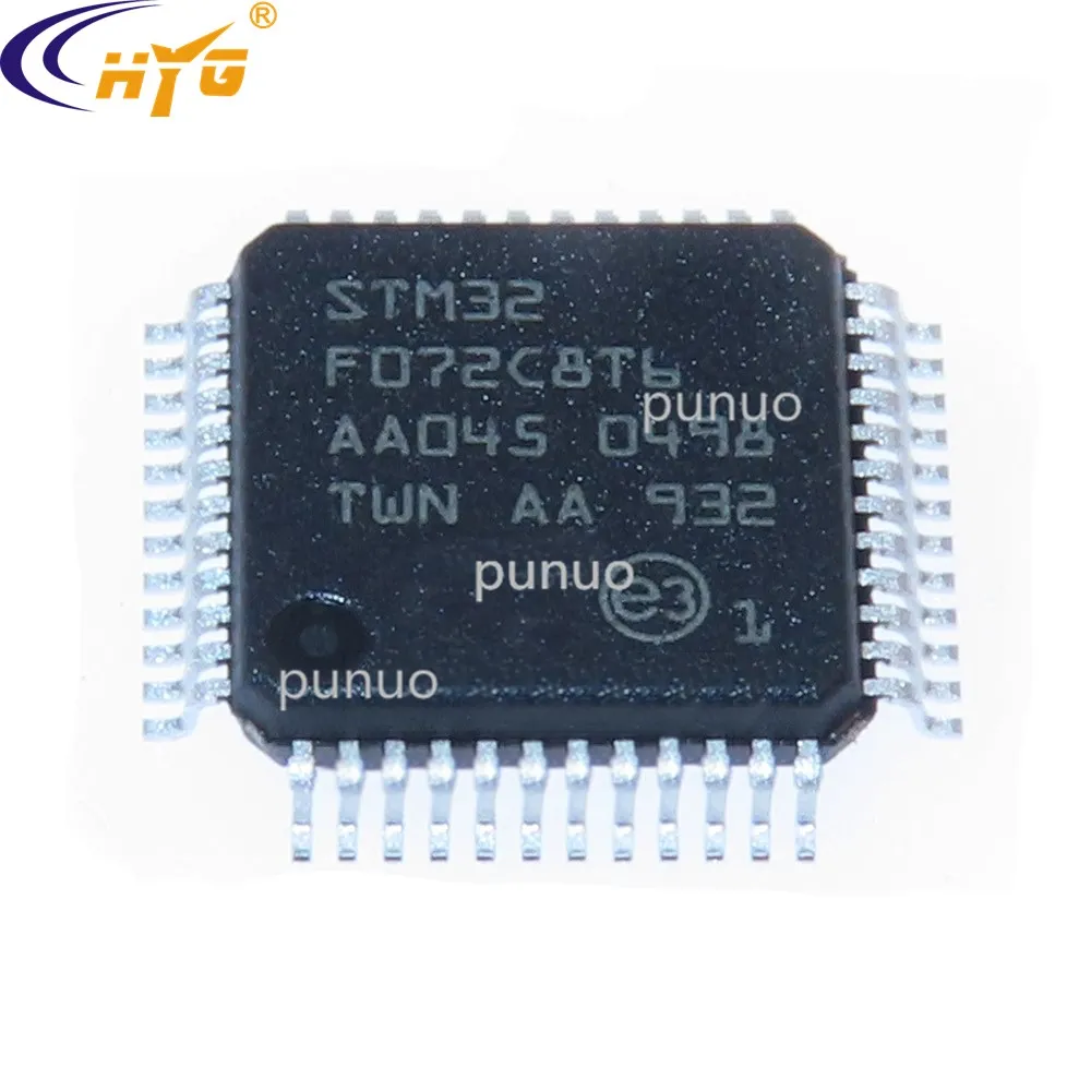 Оригинальный аутентичный STM32F072C8T6 Инкапсуляция LQFP 48 32 бит микроконтроллер 128K