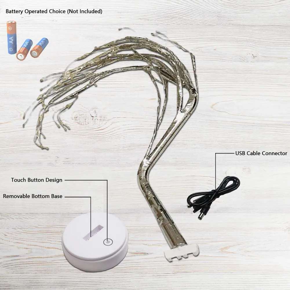 

LED Decorative Light Girl Room Stars Shine Tree Sleeping Lamp Small Night Light Bedroom Bedside Table Lamp