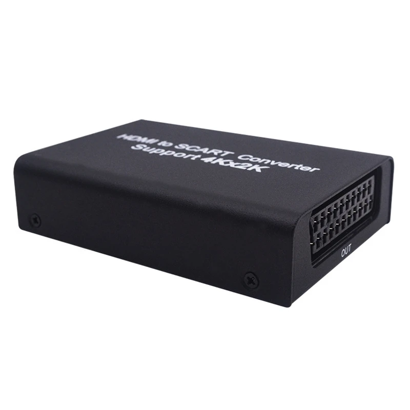 

HDMI to SCART Adapter 4Kx2K HD HDMI to SCART Converter Suitable for Computer, Game Console, TV, DVD
