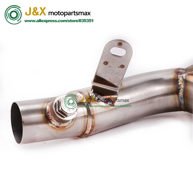 

Motorcycle Exhaust Muffler Escape Mid Pipe Applicable To 2006 To 2016 Years YZF-R6 Motorcycle Modification To The Original