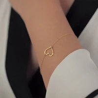 fashionable and simple heart shaped bracelet elegant womens bracelet summer party jewelry beach tourism accessories