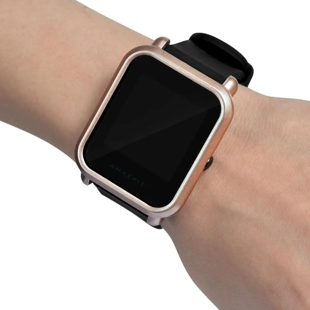 Тонкий умный протектор для часов чехол цветной PC защитный чехол для Huami Amazfit Bip Молодежные часы рамка чехол