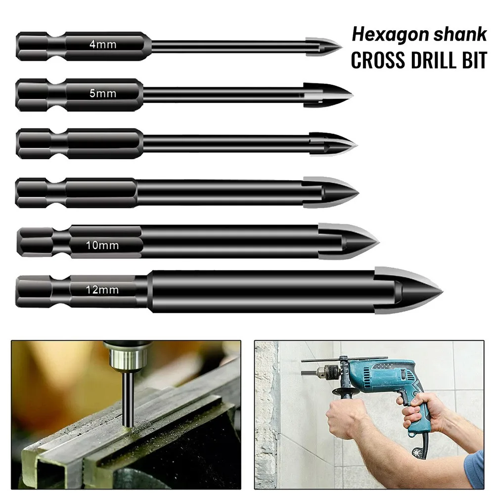 

Multifunctional Triangle Drill Bit Glass Ceramic Vitrified Brick Full Tile Wall For Glass Ceramic Concrete Carbide Hole Opener