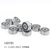 1607 2rs abec 1 10pcs 716x2932x516 inch shielded ball bearings 11 11x23 02x7 938 mm 1607rs