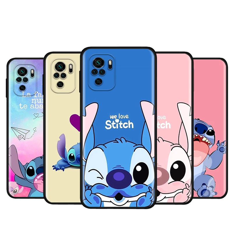 

Disney Cute Lilo Stitch For Xiaomi Redmi Note 10S 10 9 9S 9T 8T 8 7 6 5 Pro Max 5A 4X 4 5G Soft Silicone Phone Case