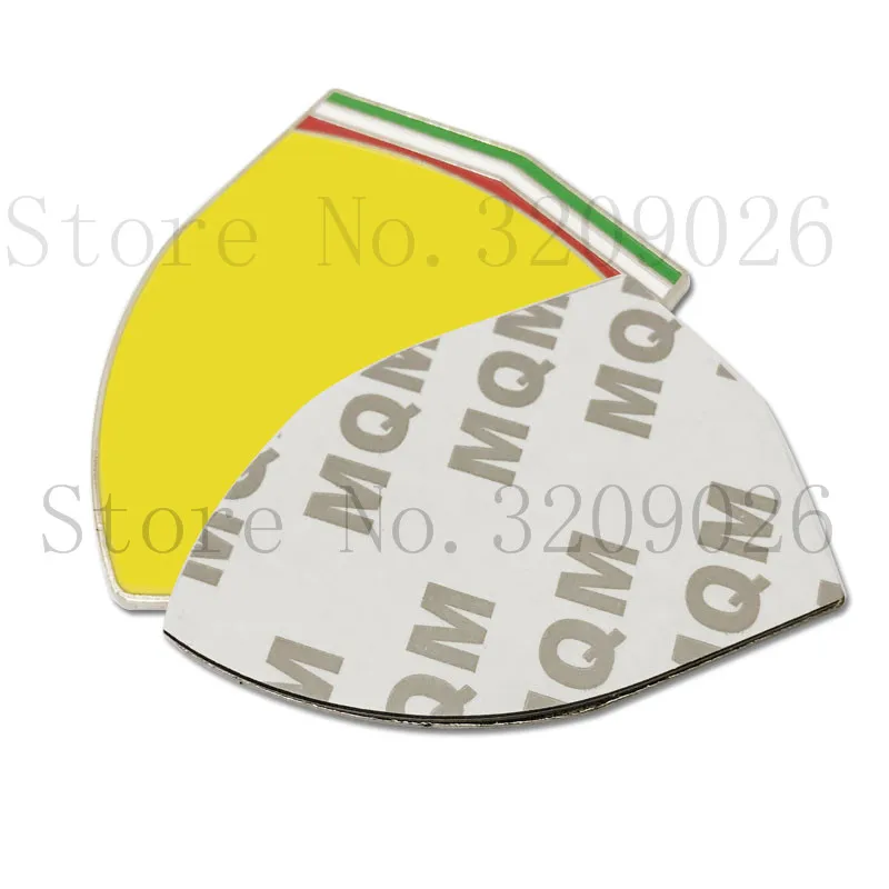 

3D Metal emblem Car sticker fender Window Body Sticker Badge For Ferrari styling 458 488 F8 F430 599 FF Roma SJ SF90 Accessories