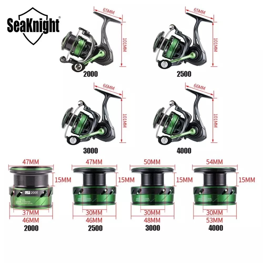 

New Arrival Seaknight Brand WR III Series Fishing Reel carp Fishing 17lbs 10BB Spinning Reel 2000/2500/3000/4000 Fishing Coil